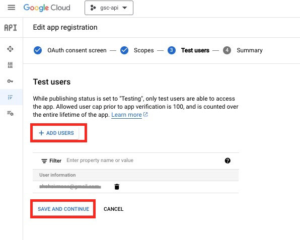 OAuth Consent Screen Creation Complete